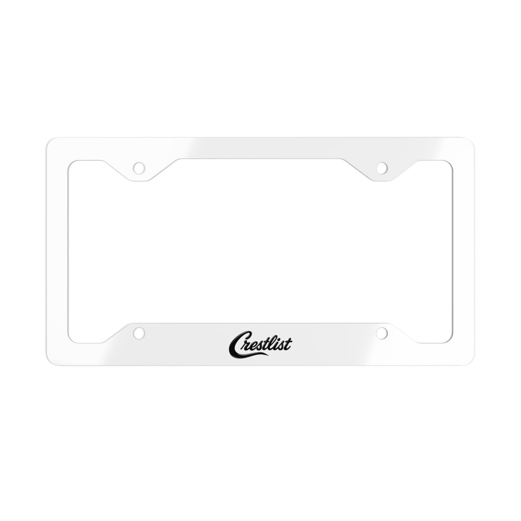 Crestlist Metal License Plate Frame
