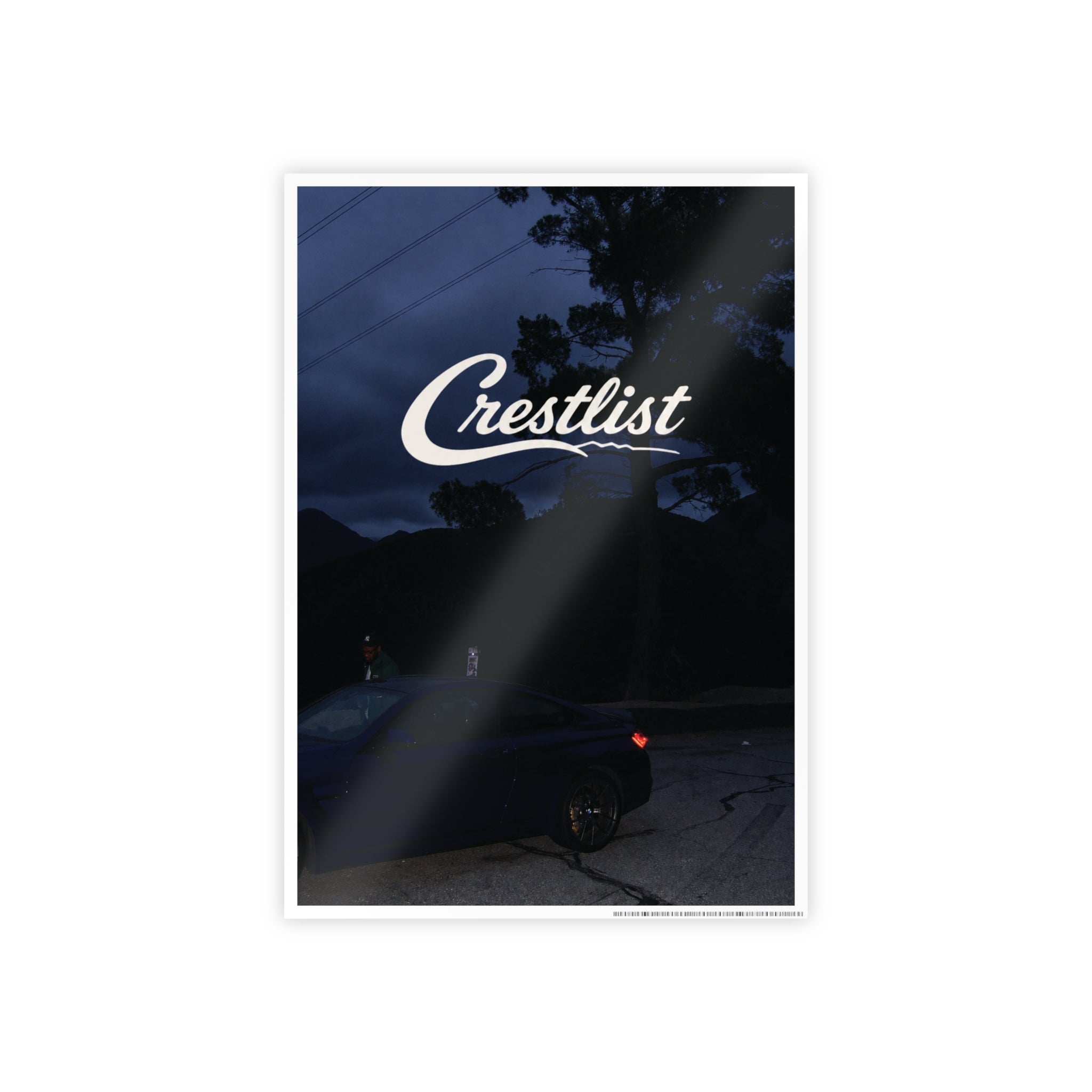 Crestlist Poster – Dark Night Landscape Wall Art