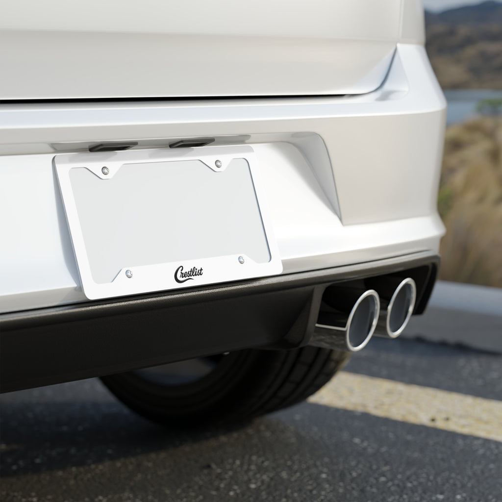 Crestlist Metal License Plate Frame